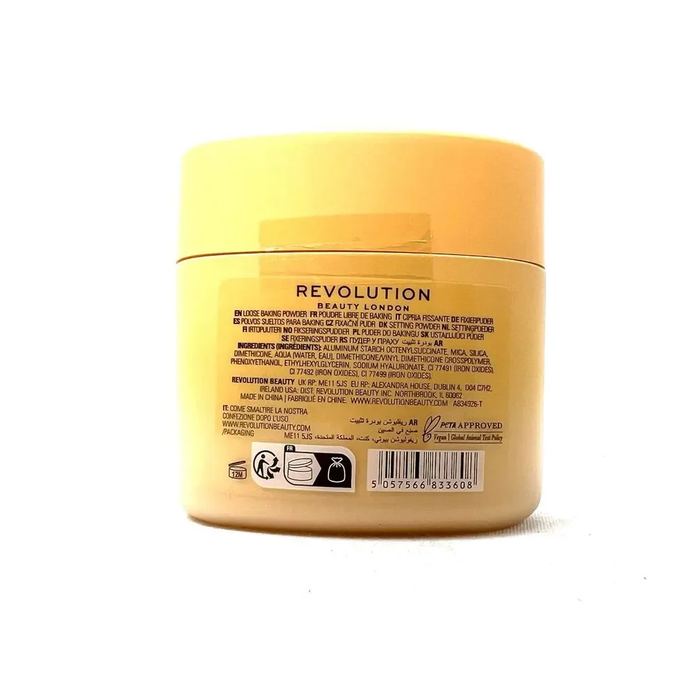 New Revolution Super Matte Fix Banana Powder Light Tan Skin Tones